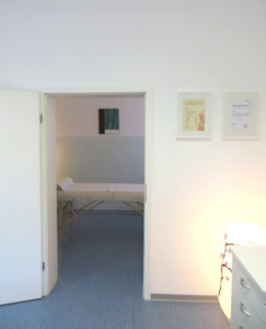 Einzelne Akupunkturpunkte während einer Sitzung